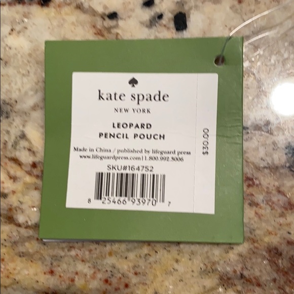 Kate Spade Leopard Pencil Pouch - Picture 4 of 7